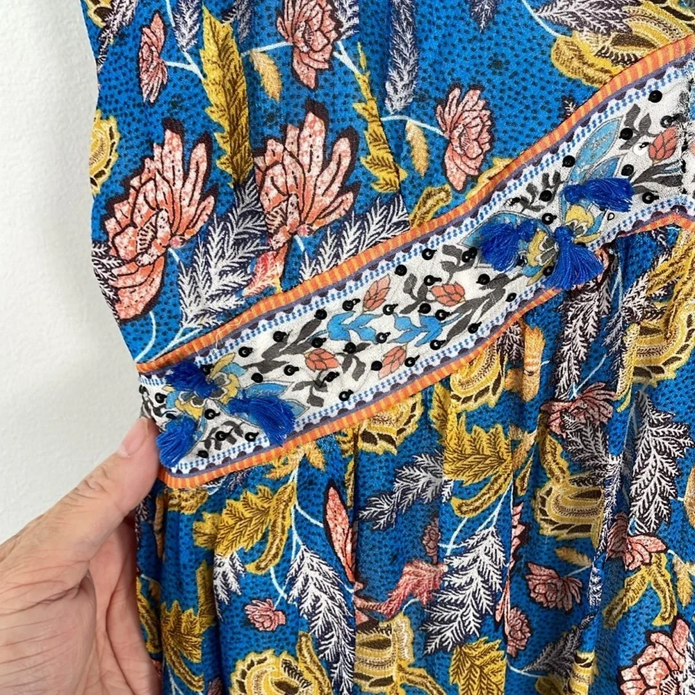 Anthropologie Verb By Pallavi Singhee Vineyard Tiered Maxi - Picture 4 of 11